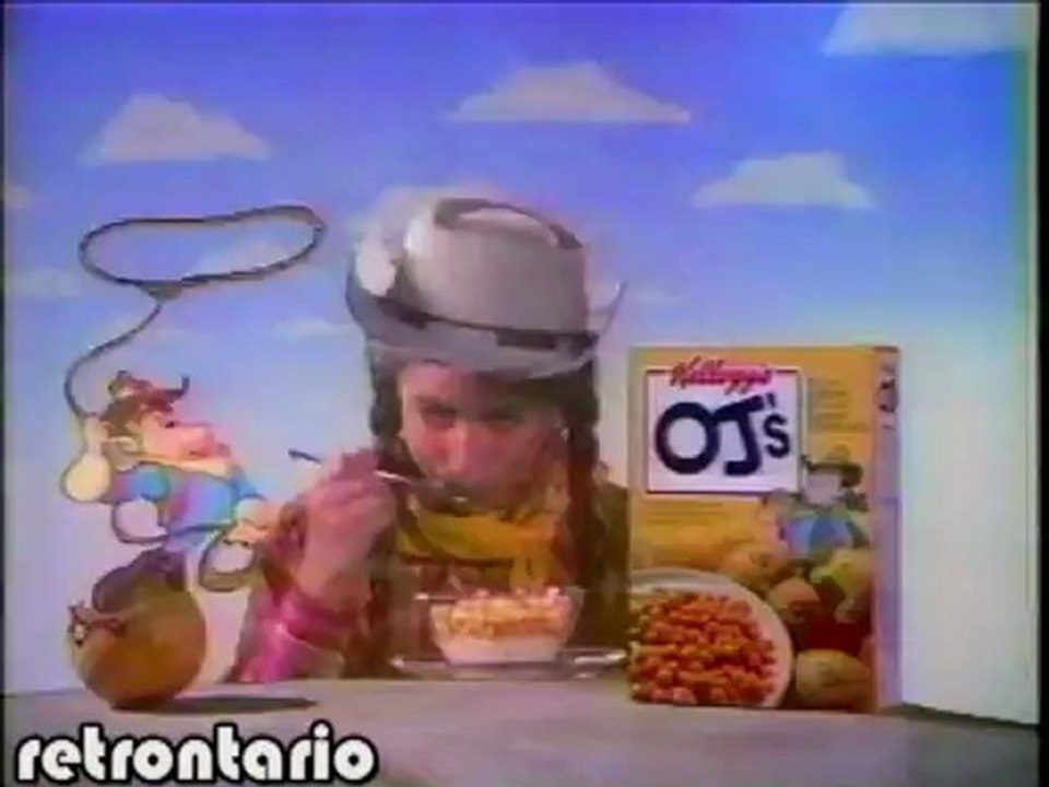 Kellogs OJs Cereal 1985