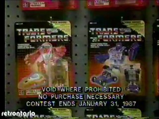 Transformers Reflective Stickers 1986