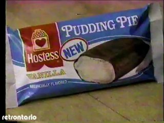 Disgusting Vanilla Hostess Pudding Pie 1986