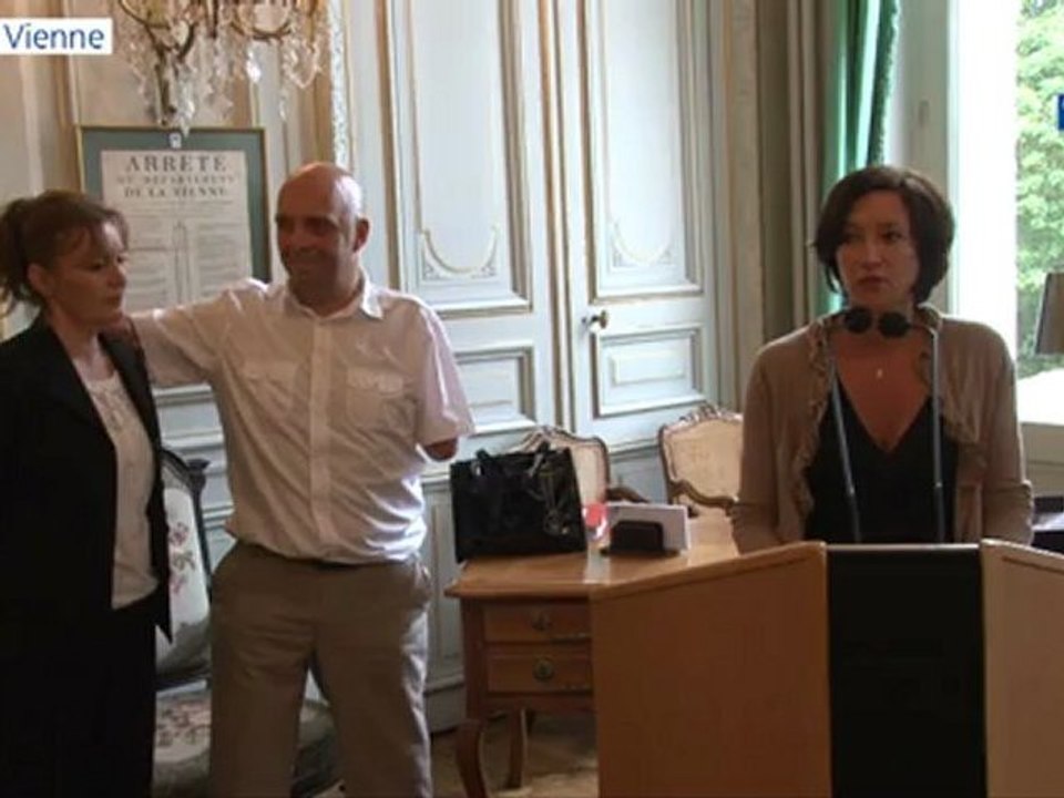Philippe Croizon, citoyen d'honneur de la Vienne (partie 1/3)