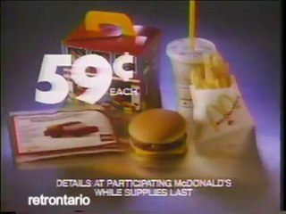 McDonalds Lego Grampa 1986