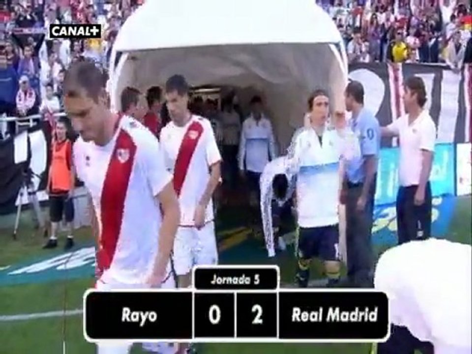 Rayo 0  Real Madrid 2