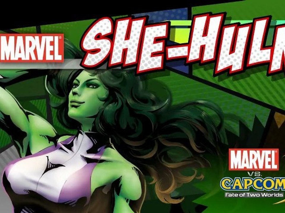 MARVEL VS. CAPCOM 3: FATE OF TWO WORLDS She-Hulk Trailer for PS3 and Xbox 360
