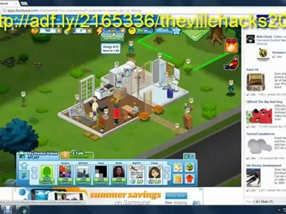 The Ville Hack Cheat | FREE Download - October 2012 Update