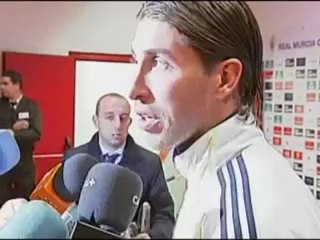 Pedro León, Ramos y Pepe comentan el partido frente al Murcia