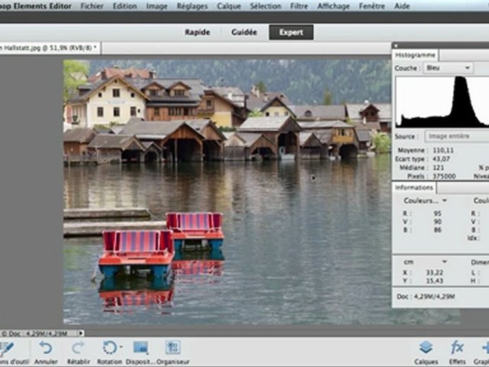 Adobe Photoshop Elements 11 : Lecture et interprétation d'un histogramme
