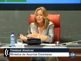 Trinidad Jiménez sale en defensa de Rabat: 