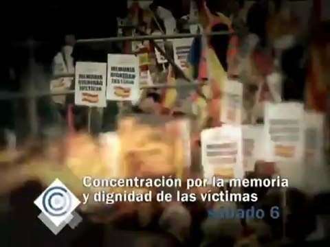 Concentración en defensa de La memoria y dignidad de las víctimas en LDTV y esRadio