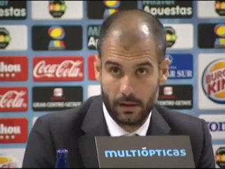Guardiola: "Hemos mostrado un buen nivel frente al Getafe"