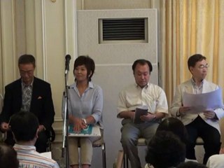 2012年9月1日 萬翠荘朗読会　アナウンサー大集合　1/4