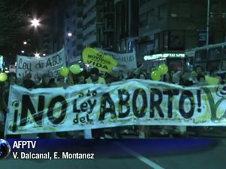 Protestos contra o aborto no Uruguai
