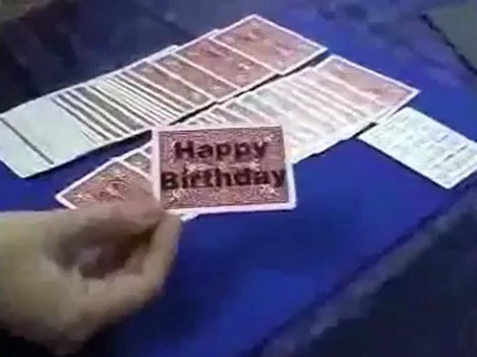 Birthday Card by Wayne Dobson and JB Magic (DVD) - Magic Trick