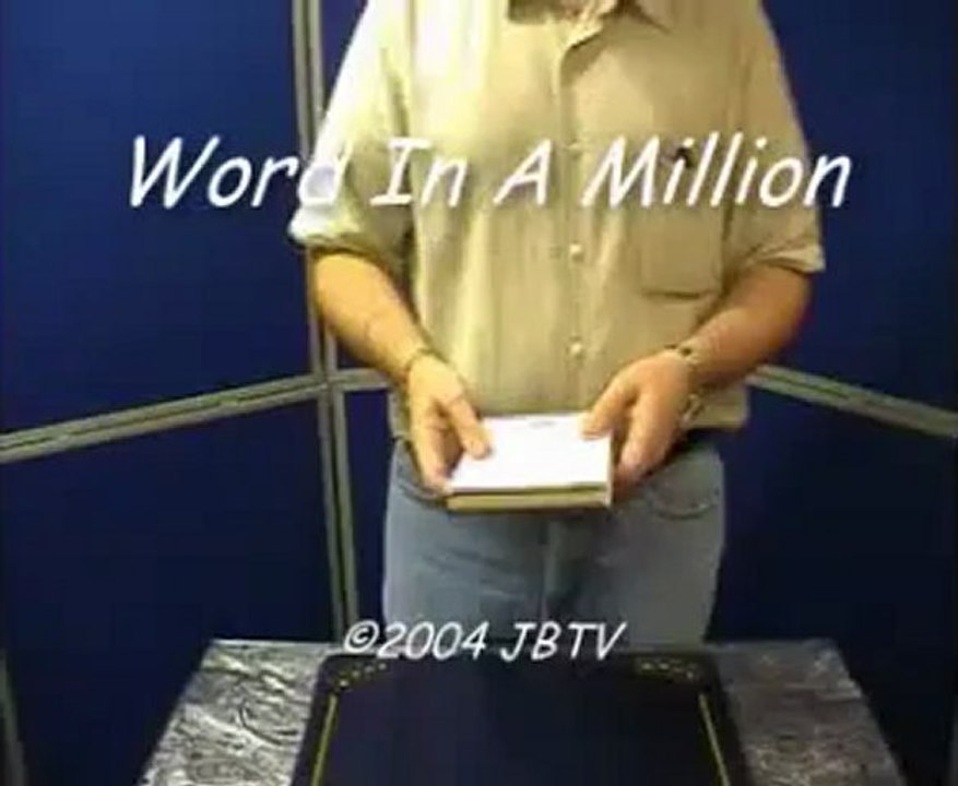 Word In Million by Nicholas Einhorn and JB Magic (DVD) - Magic Trick