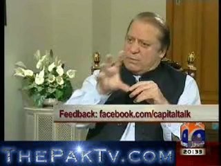 Capital Talk By Geo News - 25th September 2012 - Nawaz Sharif - Part 2