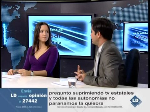 Tertulia económica con María Cuesta y Gabriel Calzada - 16/11/10