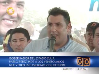 Pablo Pérez reitera que el voto es secreto y llama a los venezolanos a "perder el miedo"