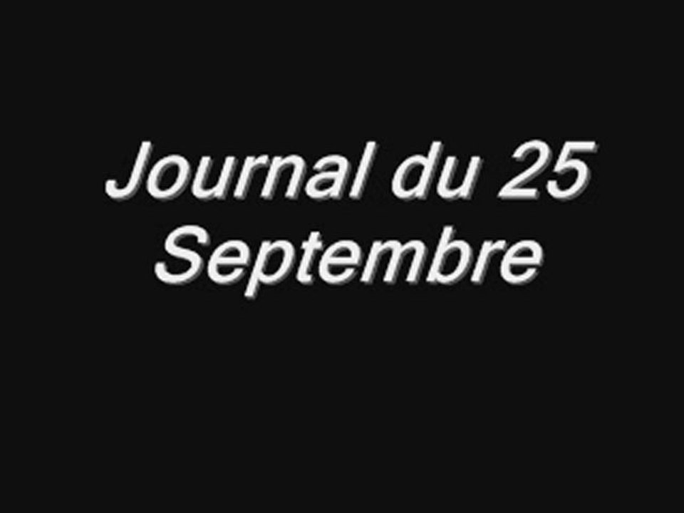 25 SEPTEMBRE