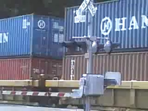 Norfolk Southern stack train from Whitaker Yard Through Mableton Ga.