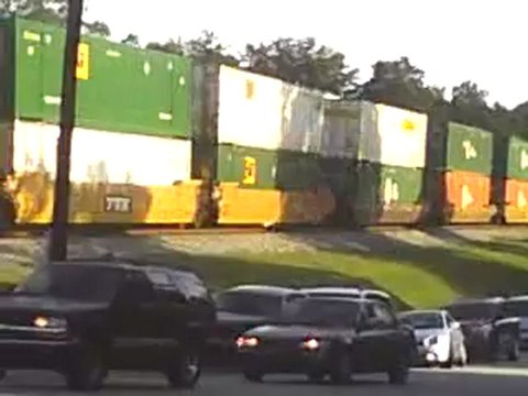Norfolk Southern Intermodal train west bound through Norcross Ga.