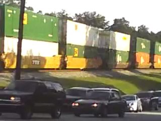 Norfolk Southern Intermodal train west bound through Norcross Ga.