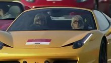 A record breaking 964 Ferrari's drive around Silverstone for a new world record