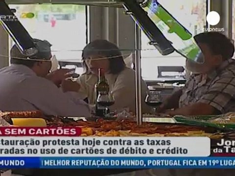 Pas de cartes de crédit dans les restaurants portugais