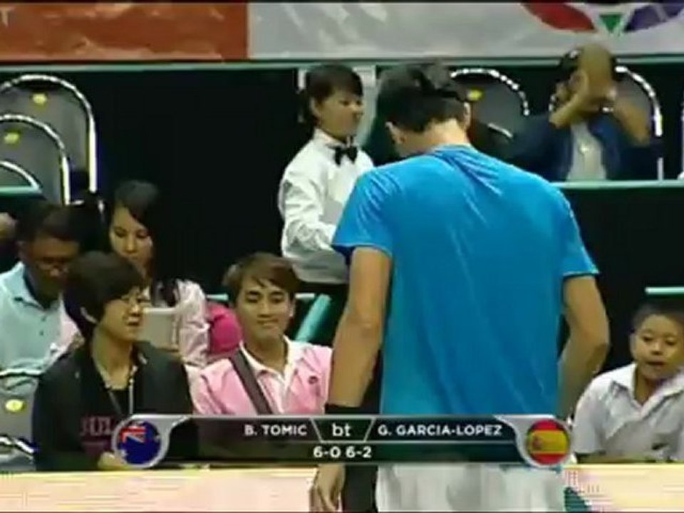 Tomic eases past Garcia-Lopez