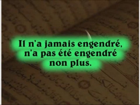 CELUI QUI LIT 10 FOIS SOURATE : AL IKHLAS § HADITH
