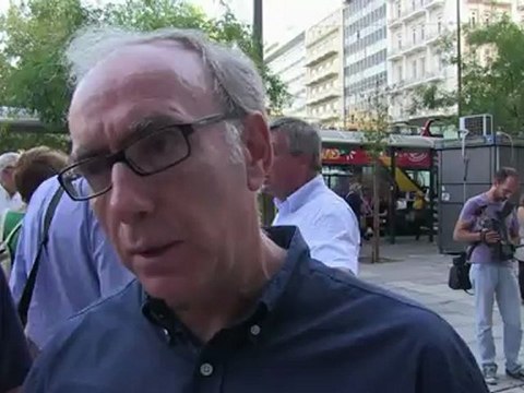 Greek teachers march ahead of strike