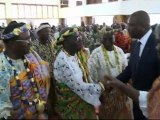 Rencontre entre la chefferie et les cadres Atchan conduits par le Gouverneur Beugré Mambe