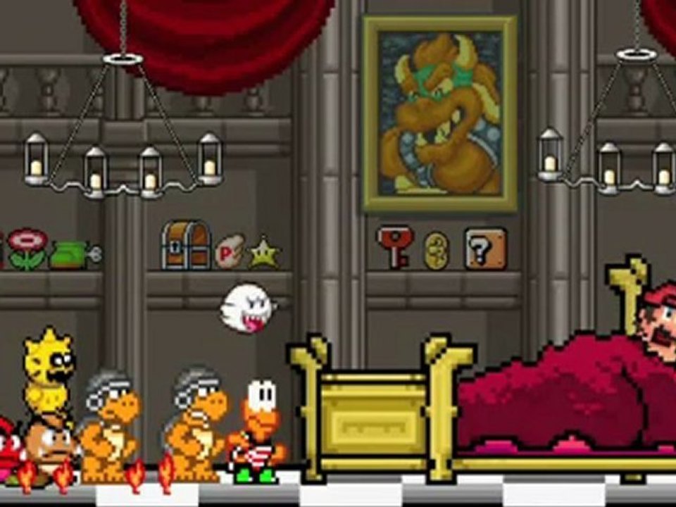 What'sreally going on Mario and Peach