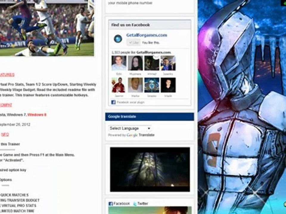 Fifa 13 PC Game Trainer Hacks