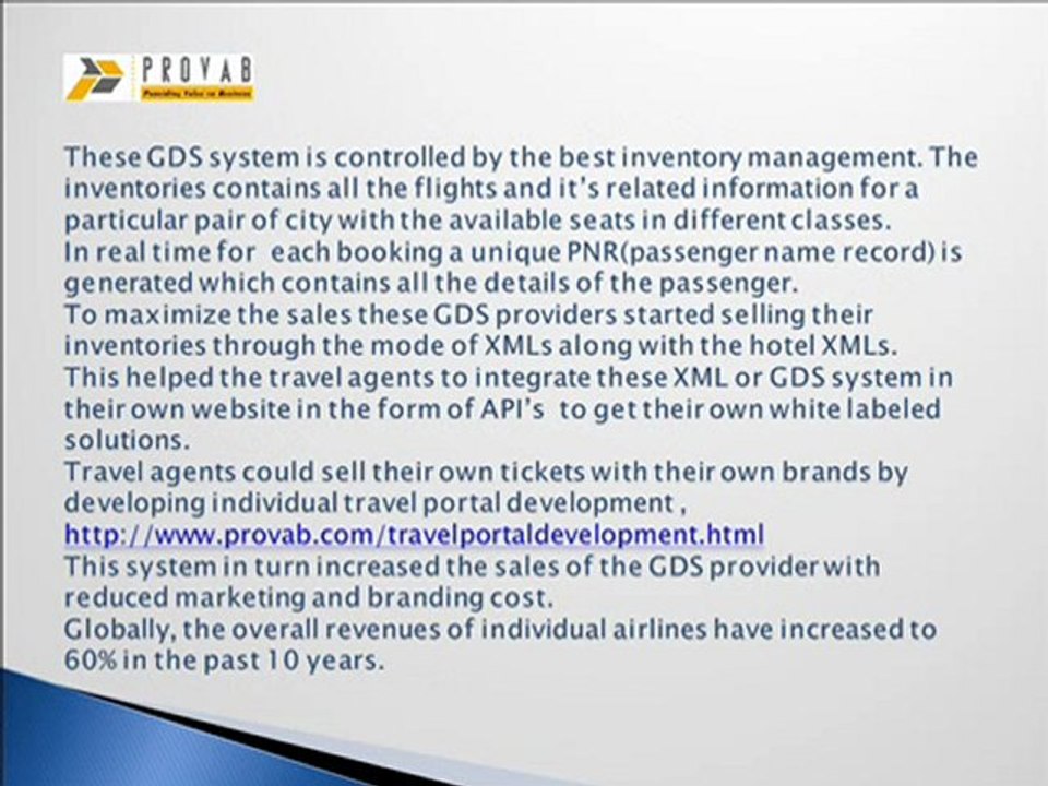 Galileo reservation system, Global Distribution System,  Global Distribution System Integration