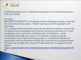 Flight Booking System , Flight booking Engine, Airline Booking System