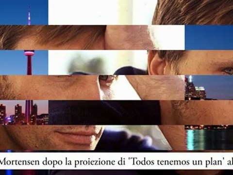 Viggo Mortensen dopo la presentazione di 'Todos tenemos un plan' al TIFF