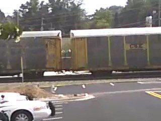 Norfolk Southern auto carrier train heading northwest through Austell Ga.