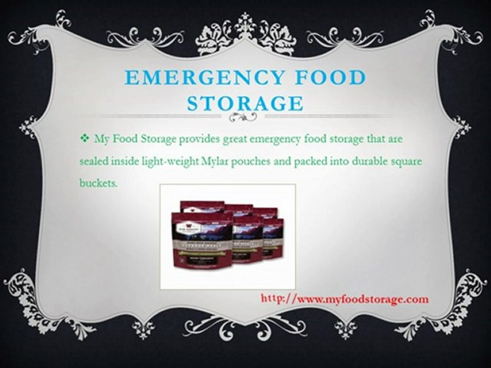 Long Term Food Storage
