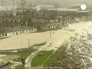 Aberdeen left foaming after storm