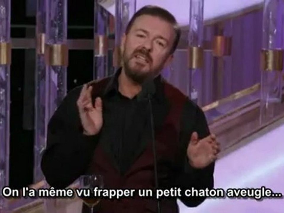 Ricky Gervais - Golden Globes 2010-2012 (vostfr)