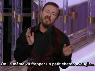 Ricky Gervais - Golden Globes 2010-2012 (vostfr)