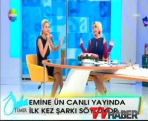 Emine Ün Şarkı Söyledi, Alay Konusu Oldu!