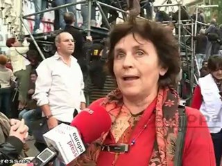 Madrid vive una gran batalla campal en el 25S