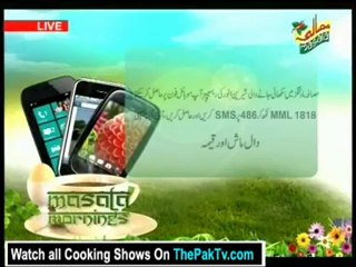 Masala Mornings with Shireen Anwar - 26th September 2012 - Part 1
