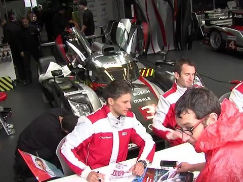 24 Heures du Mans 2012: séance de dedicaces