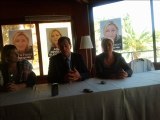 Conférence de presse et interview de Marine Le Pen par Nicolas Caudeville