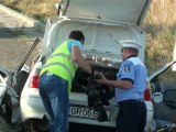 Accident cu trei politisti giurgiuveni morti si unul grav ranit