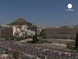 Manifestations géantes à Athènes