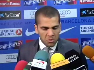 Dani Alves: "Ha sido un baño de humildad"