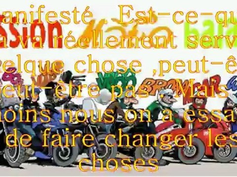 Manif moto contre CT