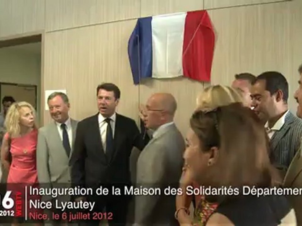 Inauguration de la Maison des Solidarités Nice Lyautey